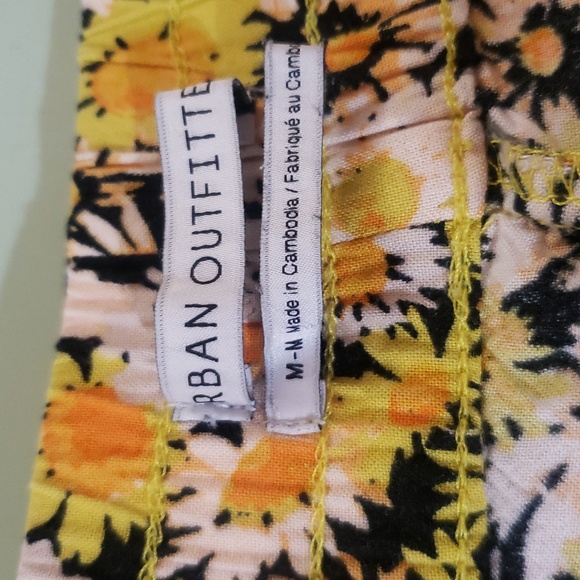 Urban Outfitters Carmen Gold and White Sunflower Hippie Pants - Picture 11 of 13